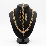 سرویس زنجیری آیینه ای طرح طلا + ضمانت