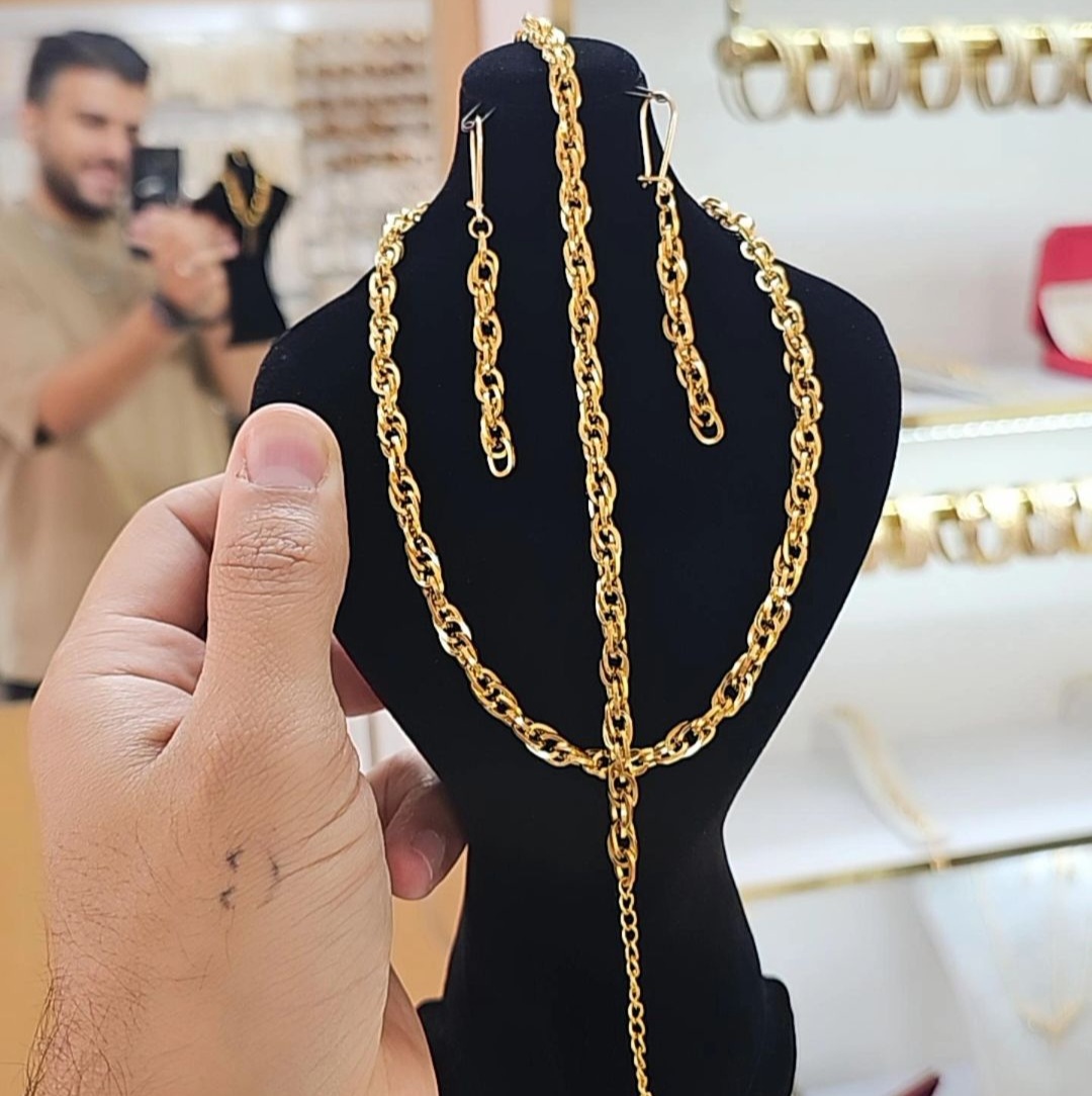 سرویس زنجیری مدل بافت استیل ( عیار ۳۱۶ )