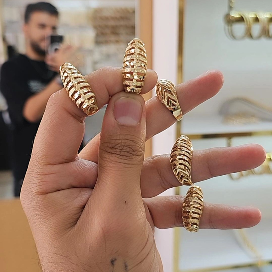 انگشتر مادام العمر طرح طلا ( 7 )